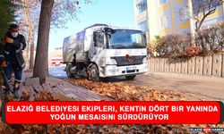 Elazığ Belediyesi Ekipleri, Kentin Dört Bir Yanında Yoğun Mesaisini Sürdürüyor