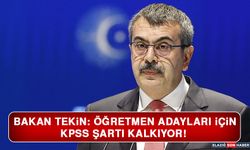 Bakan Tekin: Öğretmen Adayları İçin Kpss Şartı Kalkıyor!