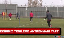 Ekibimiz Yenileme Antrenmanı Yaptı