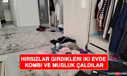 Hırsızlar Girdikleri İki Evde Kombi ve Musluk Çaldılar