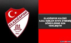 Elazığspor Kulübü “İlgili İsimler İstifa Etmemiş, Görevlerine Son Verilmiştir”