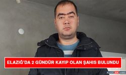 Elazığ’da 2 Gündür Kayıp Olan Şahıs Bulundu