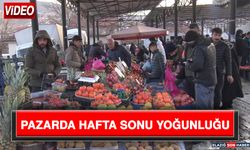 Pazarda Hafta Sonu Yoğunluğu