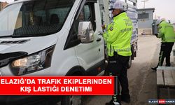 Elazığ’da Trafik Ekiplerinden Kış Lastiği Denetimi