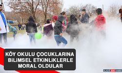 Köy Okulu Çocuklarına Bilimsel Etkinliklerle Moral Oldular