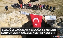 Elazığlı Dağcılar ve Doğa Severler, Kanyonların Güzelliklerini Keşfetti