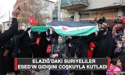 Elazığ'daki Suriyeliler Esed'in Gidişini Coşkuyla Kutladı