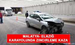 Malatya- Elazığ Karayolunda Zincirleme Kaza