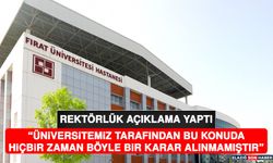 Fırat Üniversitesinden “Yeni Hastane” Açıklaması