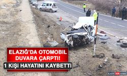 Elazığ’da Otomobil Duvara Çarptı: 1 Ölü