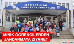 Minik Öğrencilerden Jandarmaya Ziyaret