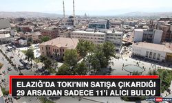 Elazığ’da TOKİ’nin Satışa Çıkardığı 29 Arsadan Sadece 11’i Alıcı Buldu