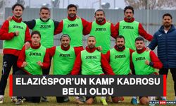 Elazığspor'un Kamp Kadrosu Belli Oldu