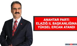 Anahtar Parti Elazığ İl Başkanlığına Yüksel Ercan Atandı