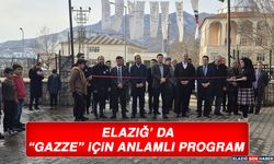 Elazığ’ Da “Gazze” İçin Anlamlı Program