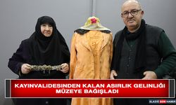 Kayınvalidesinden Kalan Asırlık Gelinliği Müzeye Bağışladı