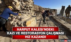 Harput Kalesi’ndeki Kazı ve Restorasyon Çalışması Hız Kazandı