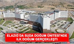 Elazığ'da Suda Doğum Ünitesi'nde İlk Doğum Gerçekleşti