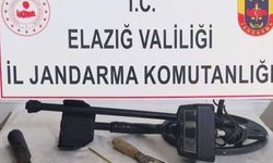 Elazığ'da kaçak kazı yaptıkları iddiasıyla 2 şüpheli yakalandı