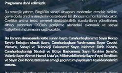 Bingöl OSB Genişleme ve Altyapı Projesine 849 milyon liralık yatırım onayı