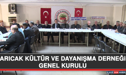 Arıcak Kültür Ve Dayanışma Derneği Genel Kurulu