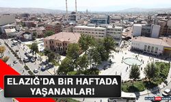 Elazığ’da Bir Haftada Yaşananlar!