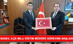 Baskil İlçe Milli Eğitim Müdürü Görevine Başladı