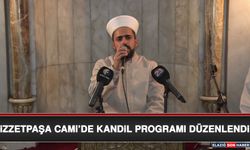 İzzetpaşa Cami’de Kandil Programı Düzenlendi