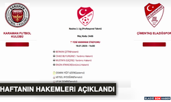 Haftanın Hakemleri Açıklandı