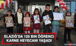 Elazığ’da 120 Bin Öğrenci Karne Heyecanı Yaşadı