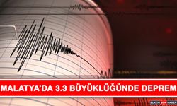 Malatya’da 3.3 Büyüklüğünde Deprem