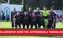 Elazığspor Günü Tek Antrenmanla Tamamladı