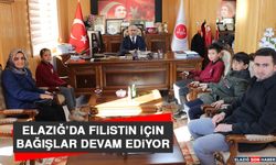 Elazığ’da Filistin İçin Bağışlar Devam Ediyor