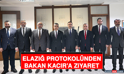 Elazığ Protokolünden Bakan Kacır’a Ziyaret