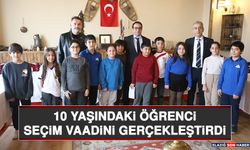 10 Yaşındaki Öğrenci Seçim Vaadini Gerçekleştirdi