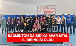 Badminton’da Sıdıka Avar MTAL İl Birincisi Oldu