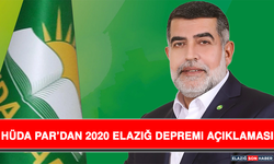 HÜDA PAR’dan 2020 Elazığ Depremi Açıklaması