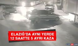 Elazığ’da Aynı Yerde 12 Saatte 5 Ayrı Kaza