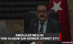 Emekliler Meclisi, Yeni Oluşum İçin Derneği Ziyaret Etti