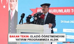 Bakan Tekin: Elazığ Öğretmenevini Yatırım Programımıza Aldık