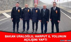 Bakan Uraloğlu, Harput İl Yolunun Açılışını Yaptı