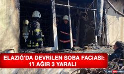 Elazığ'da Devrilen Soba Faciası: 1'i Ağır 3 Yaralı