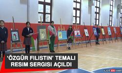 ‘Özgür Filistin’ Temalı Resim Sergisi Açıldı