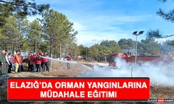 Elazığ’da Orman Yangınlarına Müdahale Eğitimi