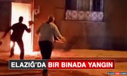 Elazığ’da Bir Binada Yangın