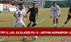 TFF 3. Lig: 23 Elazığ FK: 0 - Artvin Hopaspor: 2