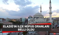 Elazığ’ın İlçe Nüfus Oranları Belli Oldu