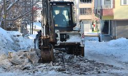 Bingöl'de yollar buzlardan temizleniyor