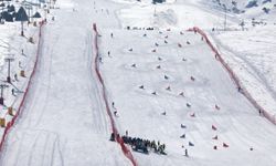 Erzincan Ergan Dağı'nda "Snowboard 2. Etap Kutlu Dumlu Yarışları" başladı