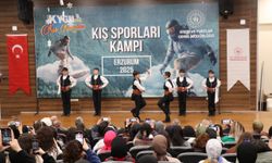 Erzurum'da düzenlenen "Kış Sporları Kampı" başladı